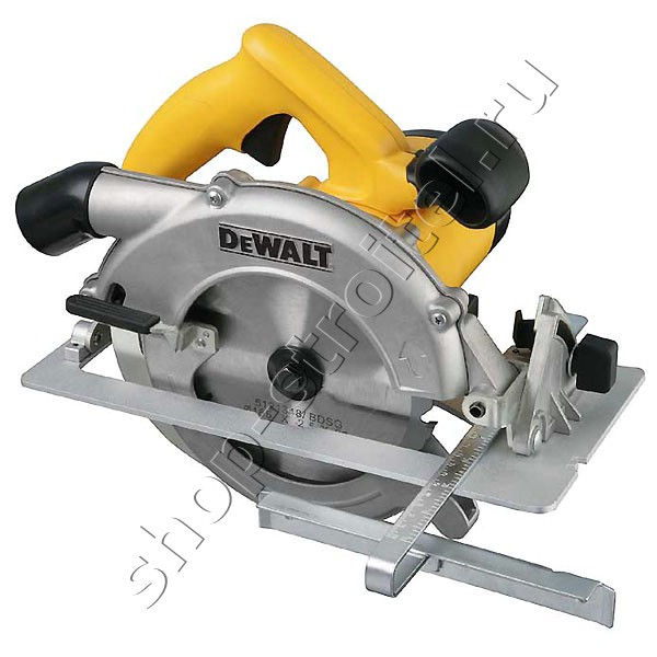 Увеличенная фотография Эл. пила дисковая DeWalt D 23550 (1050Вт, 165мм)
